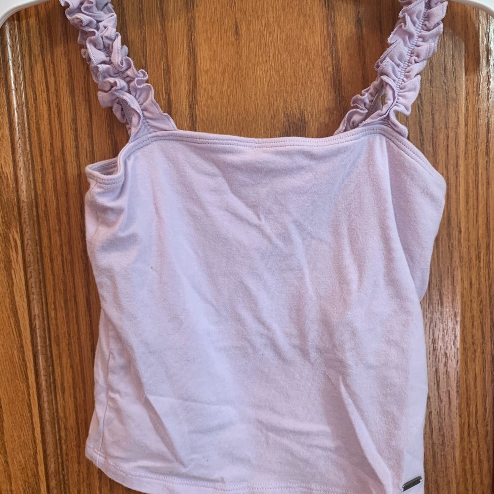 Purple crop top Hollister